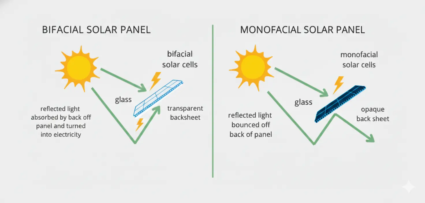 Bifacial vs Monocrystalline