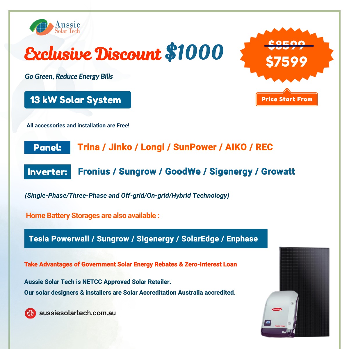 13kW Solar System Price