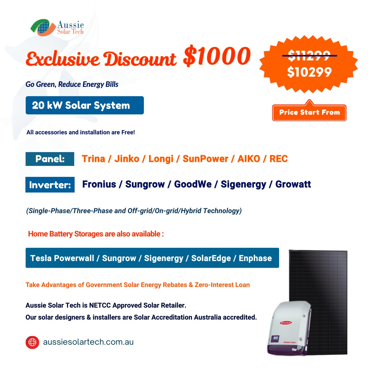 20kW Solar System Price
