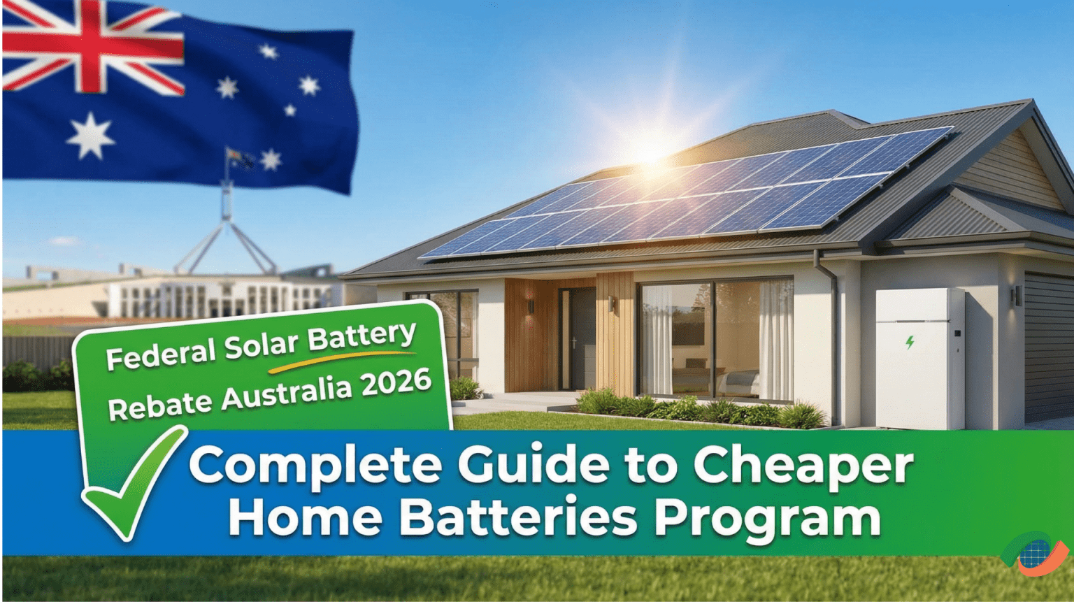 Federal Solar Battery Rebate 2026 | Save $336/kWh Australia