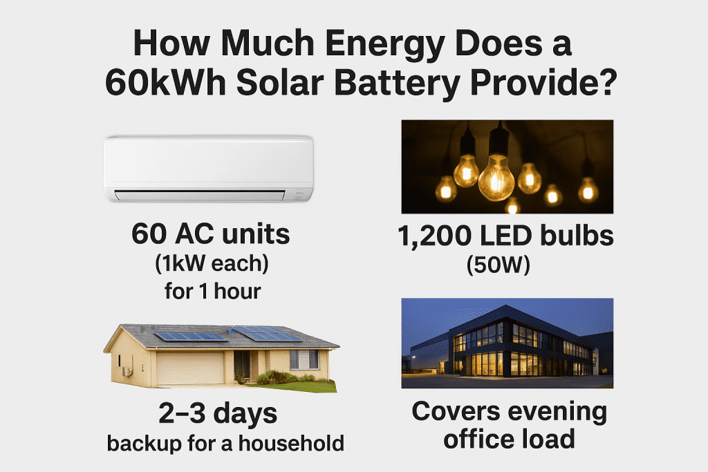 60kWh Solar Battery in Australia | Cost, Benefits & Commercial Use