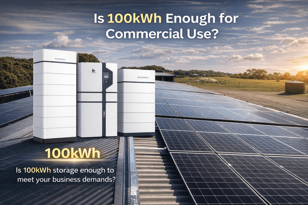 Is 100kW Solar Battery Enough for Commercial Use