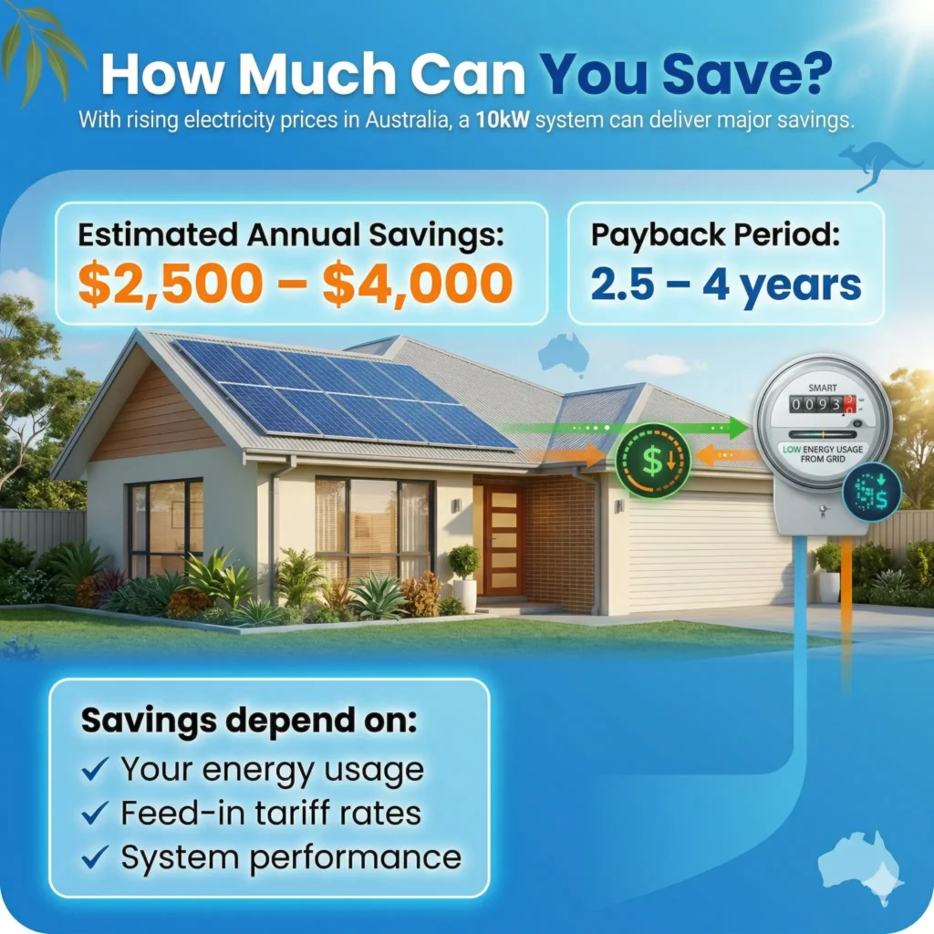 10kw solar saystem payback period