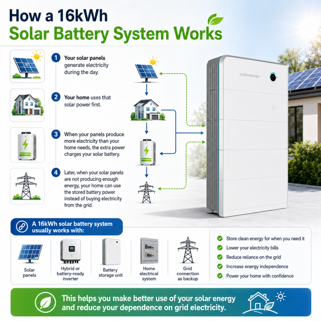 How Does a 16kWh Solar Battery Work