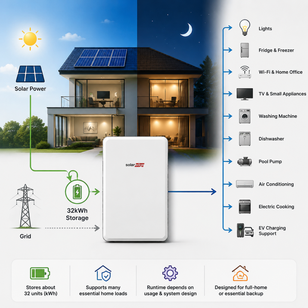 How Much Energy Can a 32KWh Battery Store