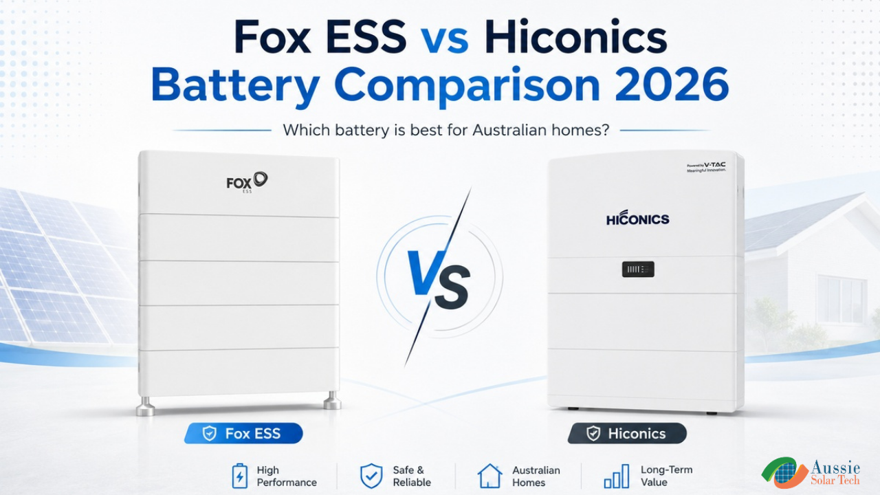 Fox ESS vs Hiconics Battery Comparison: Which Is Best for an Australian Home in 2026?