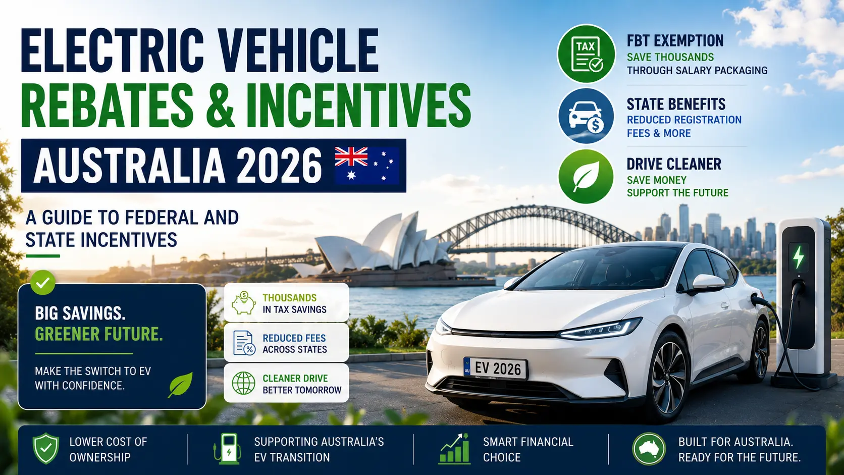 Electric Vehicle (EV) rebates & incentives Australia 2026: A Guide to Federal and State Incentives