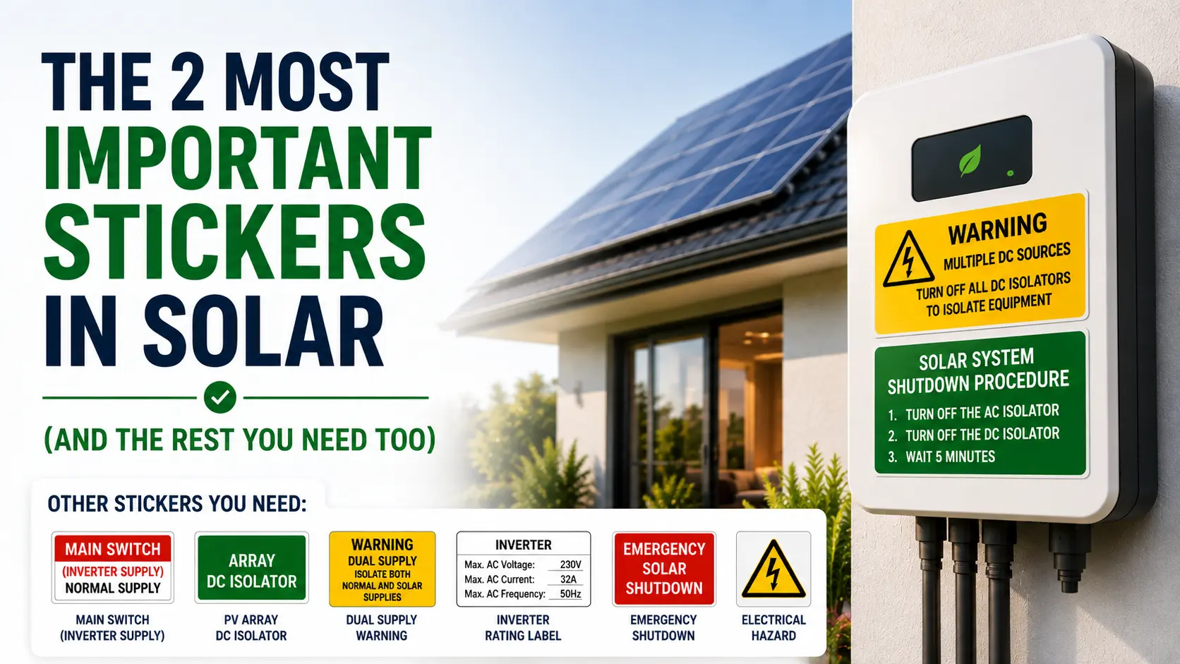 The 2 Most Important Stickers In Solar (and the Rest You Need Too)