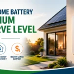 solar battery minimum reserve level