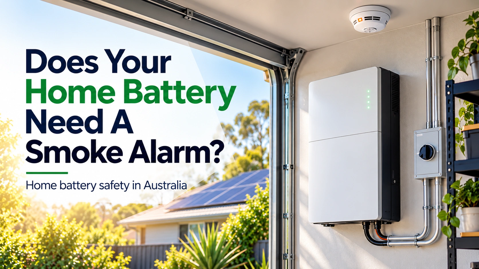 Does Your Home Battery Need A Smoke Alarm?