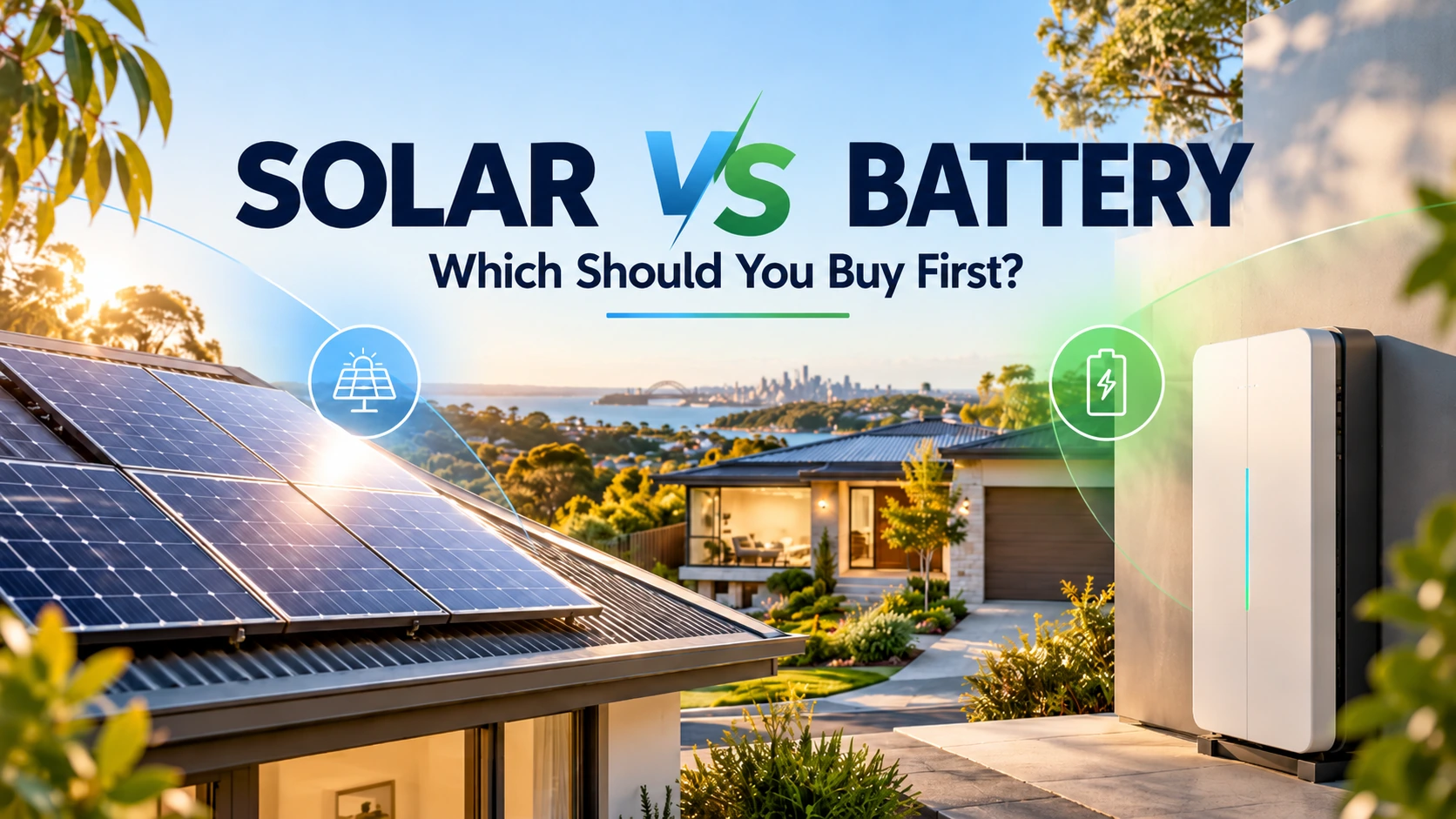 Solar vs Battery: Which Should You Buy First?