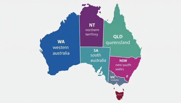 australia map